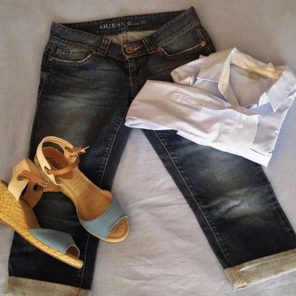 Guess Skinny crop jeans Size 27 - Picture 6 of 6